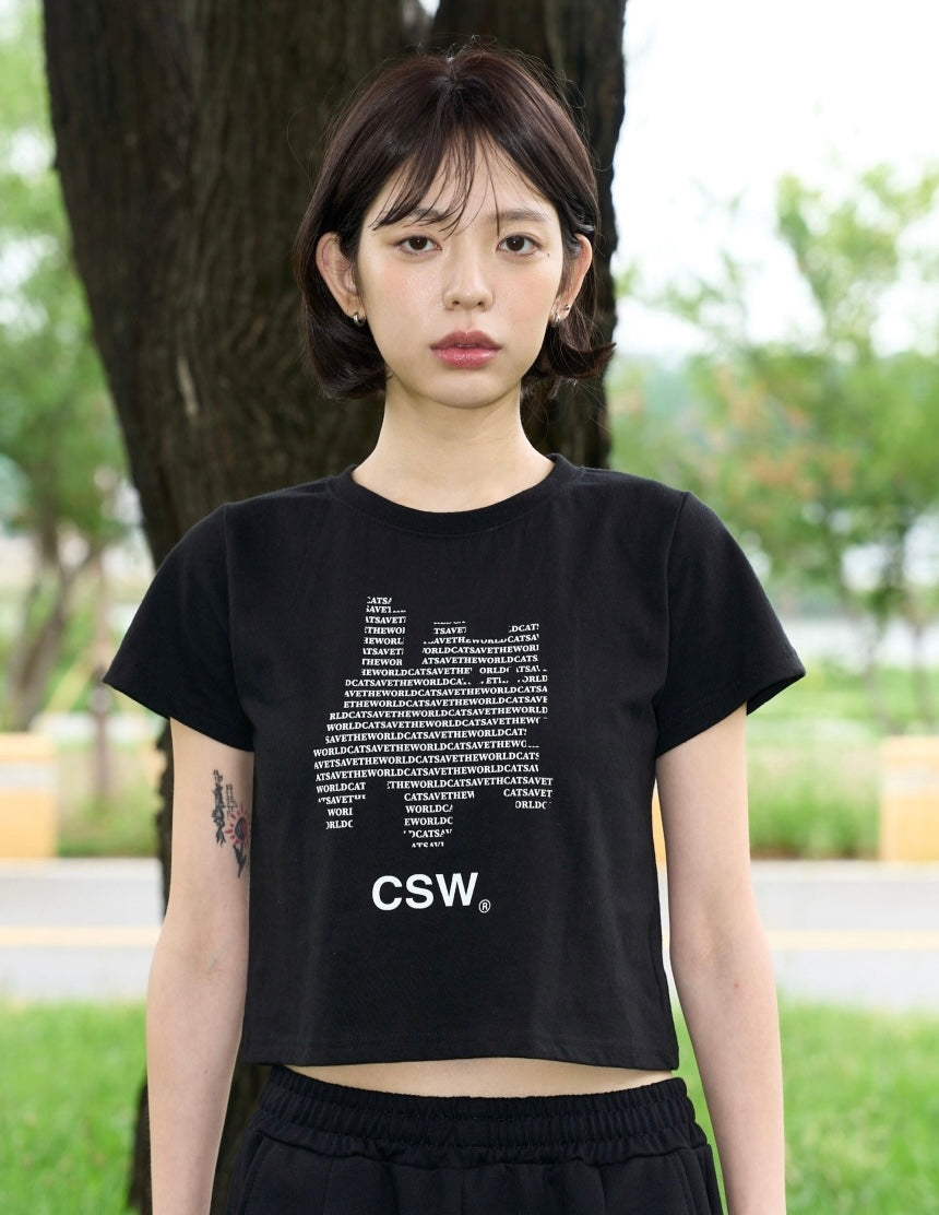 CSW - VASS LETTERING ART HALF T UNISEX T-C1003