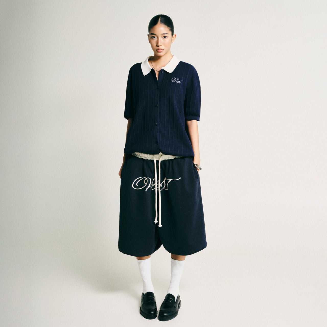 OWST - P-O148 抓絨短褲 (海軍藍)