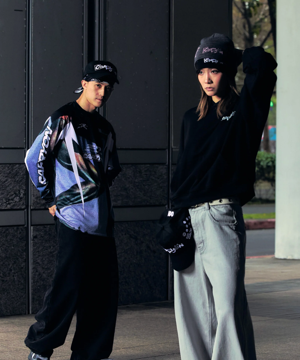 AC-C152 CARRYON 26 Pre-Spring Logo Dad Hat 電繡老帽 黑色