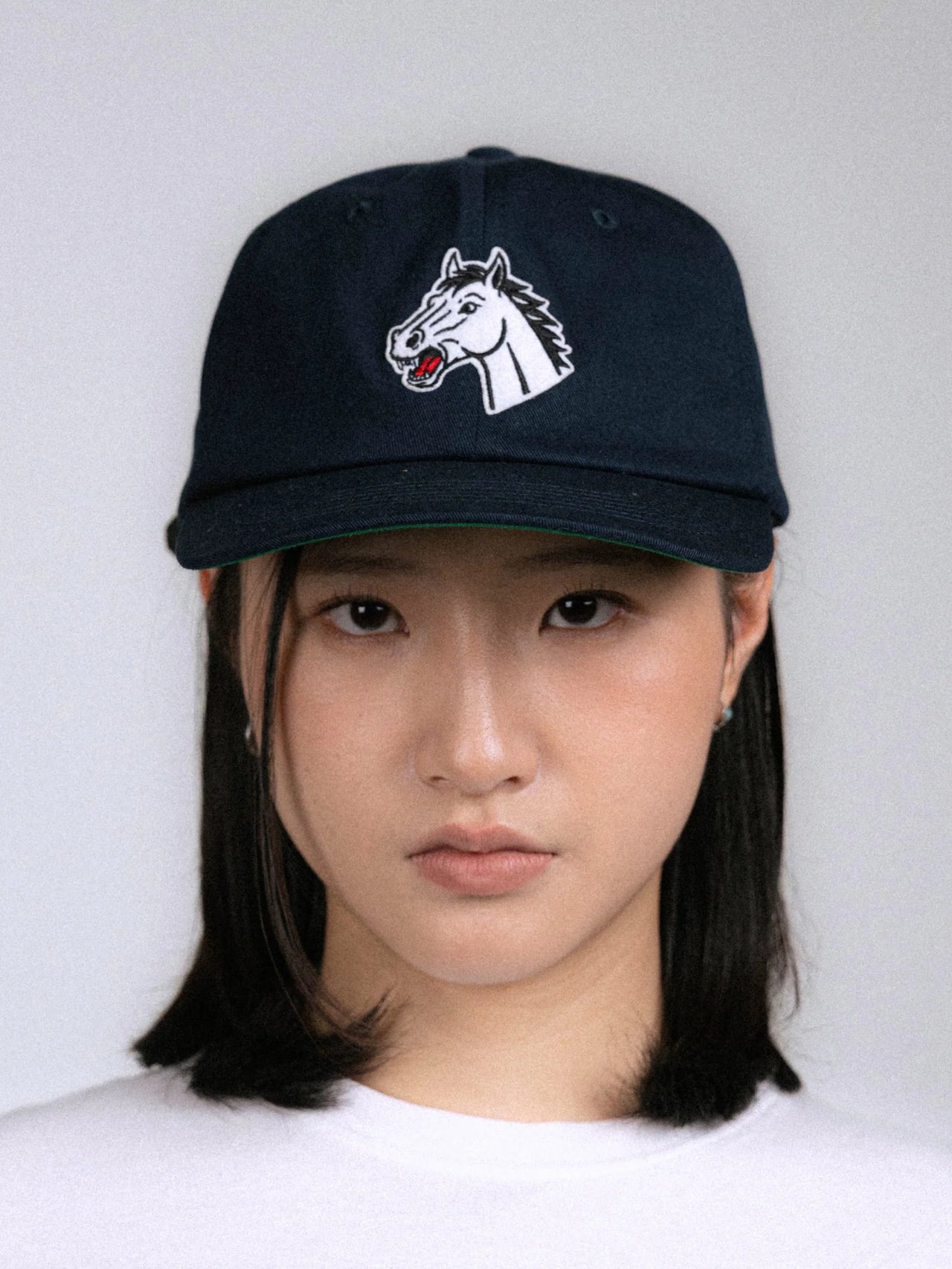 GOERS - AC-G177 海軍藍馬圖案棒球帽