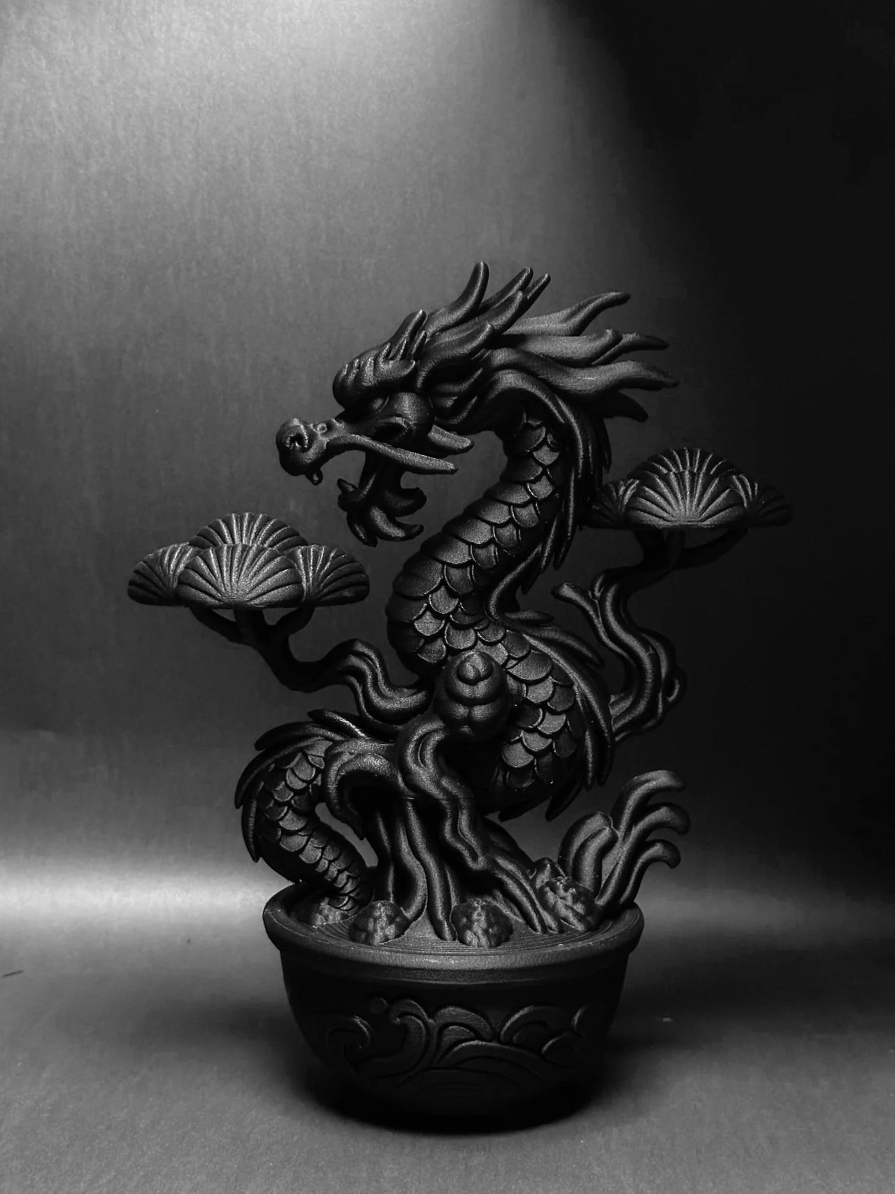 朽根造 - AC-K161 黑·盆系列|龍·延