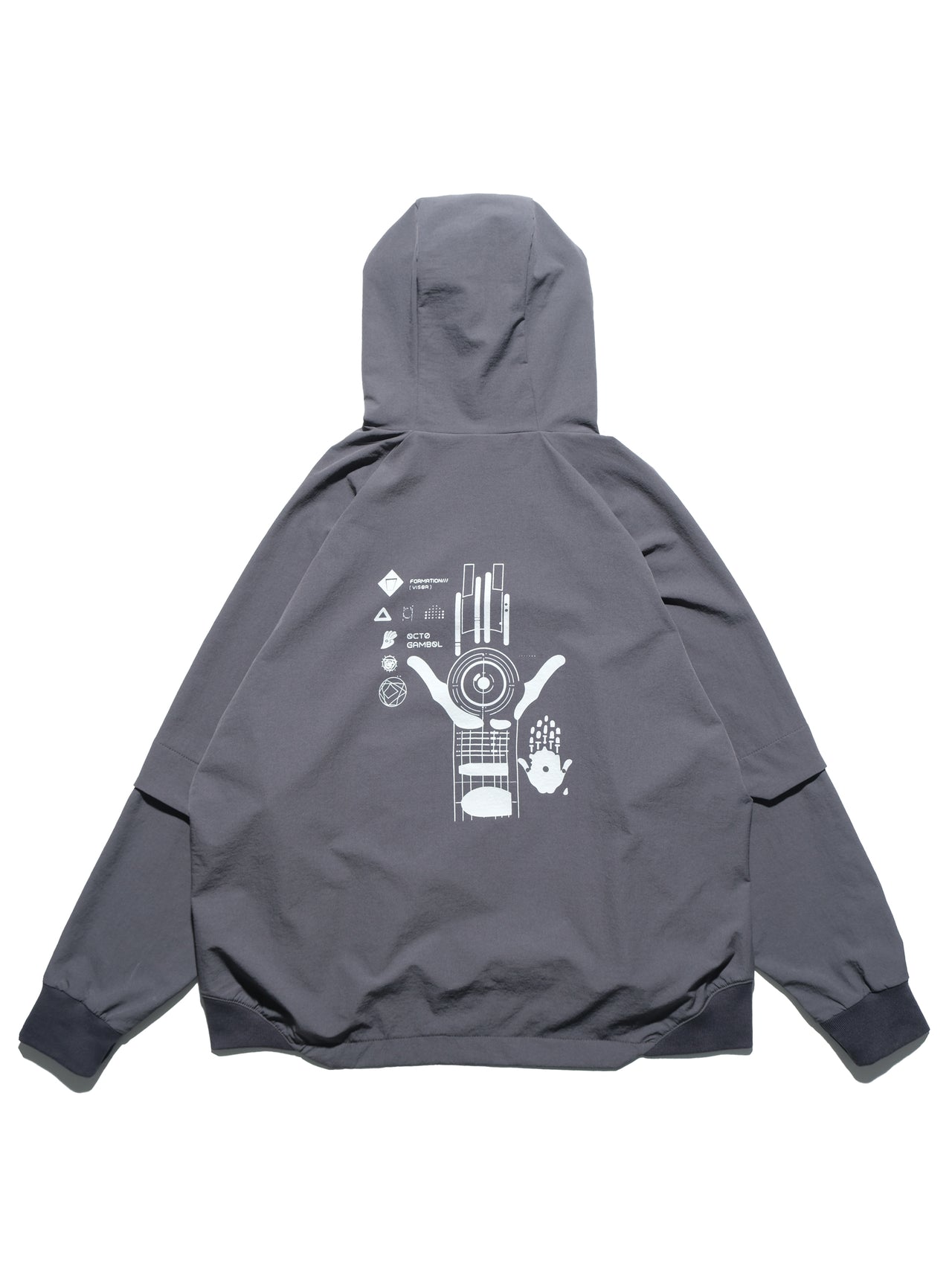OCTO GAMBOL® / A24-H-01 PixelPulse Visor Hoodies
