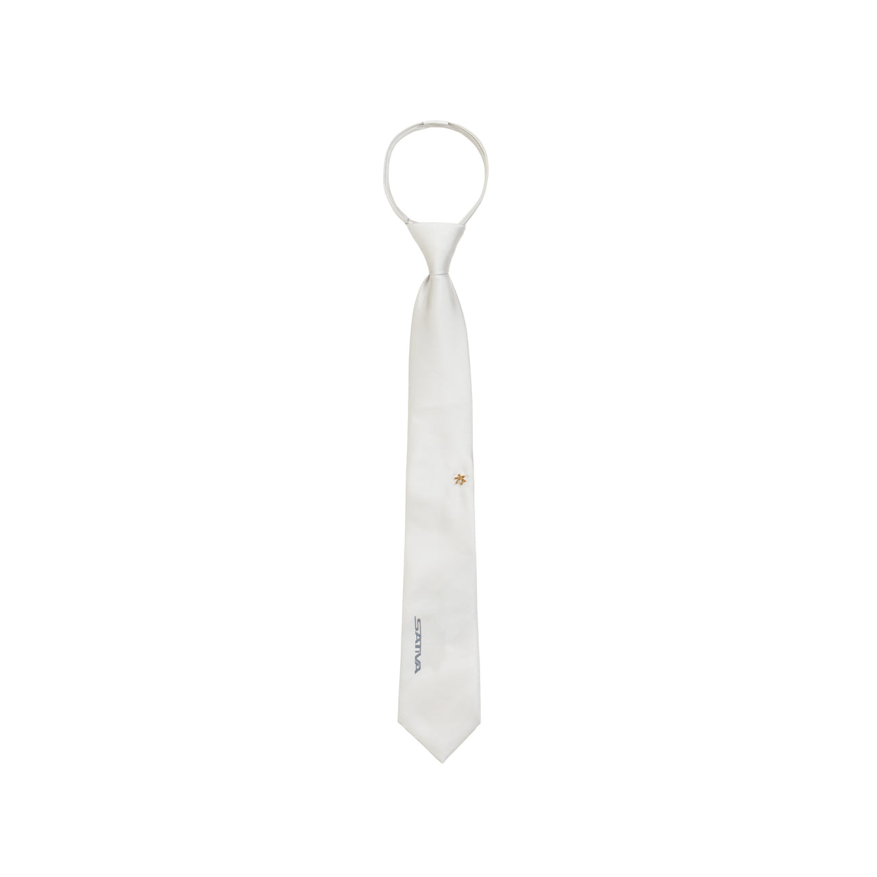 SATIVA STUDIO E-01 2025 S/S “Symbolic” Tie Silver Grey