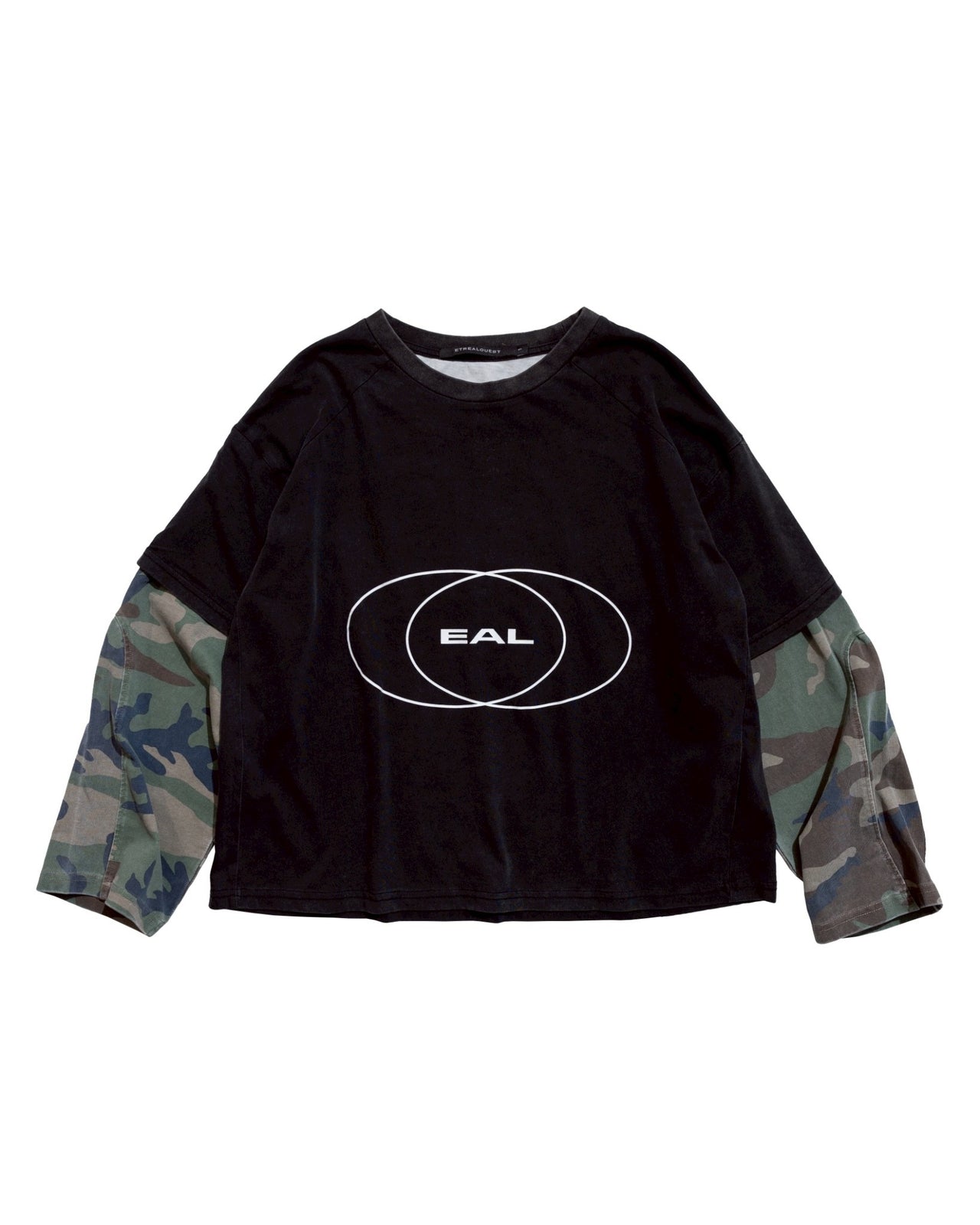 E’TREALOUEST 25FW Camo logo Long Sleeve