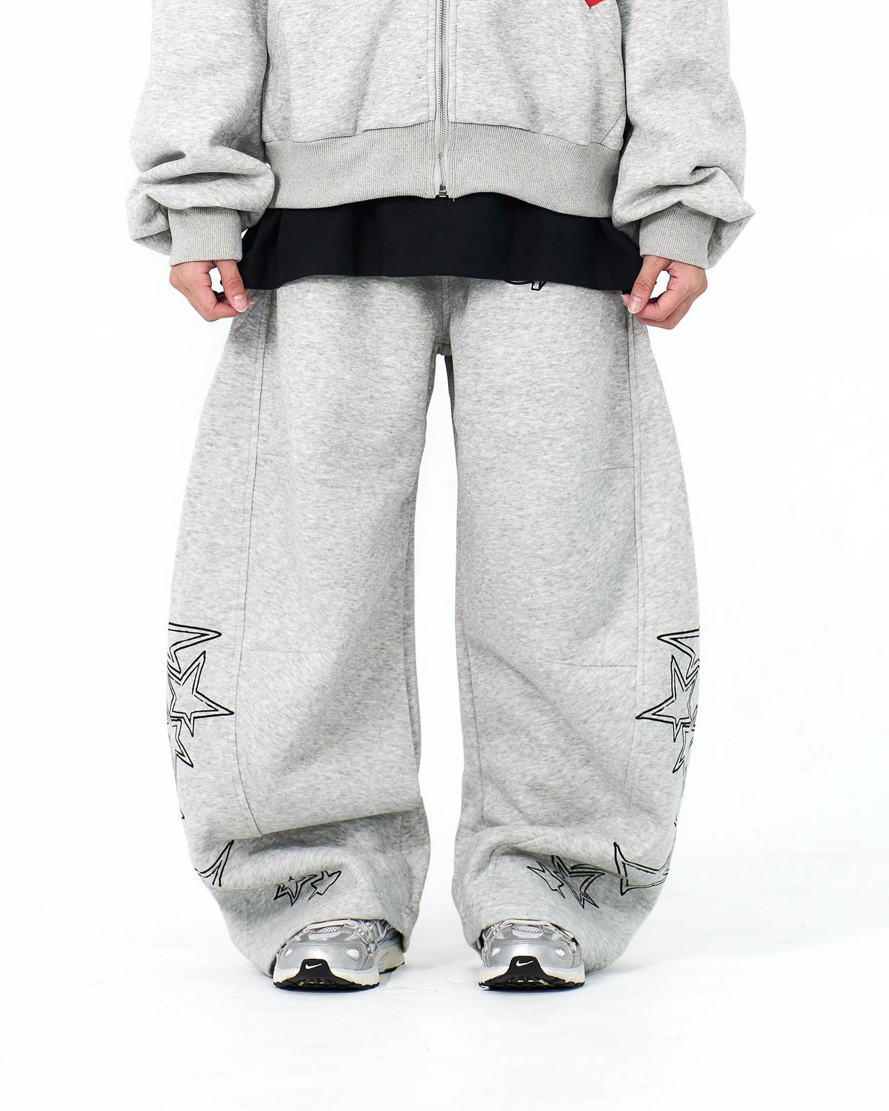 " MADE 𝗚𝘂𝗯𝗮𝗻 " 原創 星星 街頭 街舞 休閒 套裝 長褲