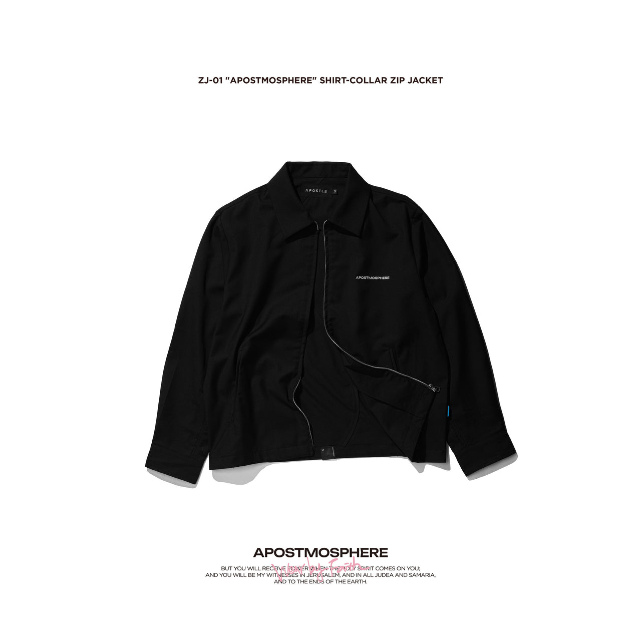 Apostle - 25AW ZJ-01 "APOSTMOSPHERE" Shirt-Collar Zip Jacket