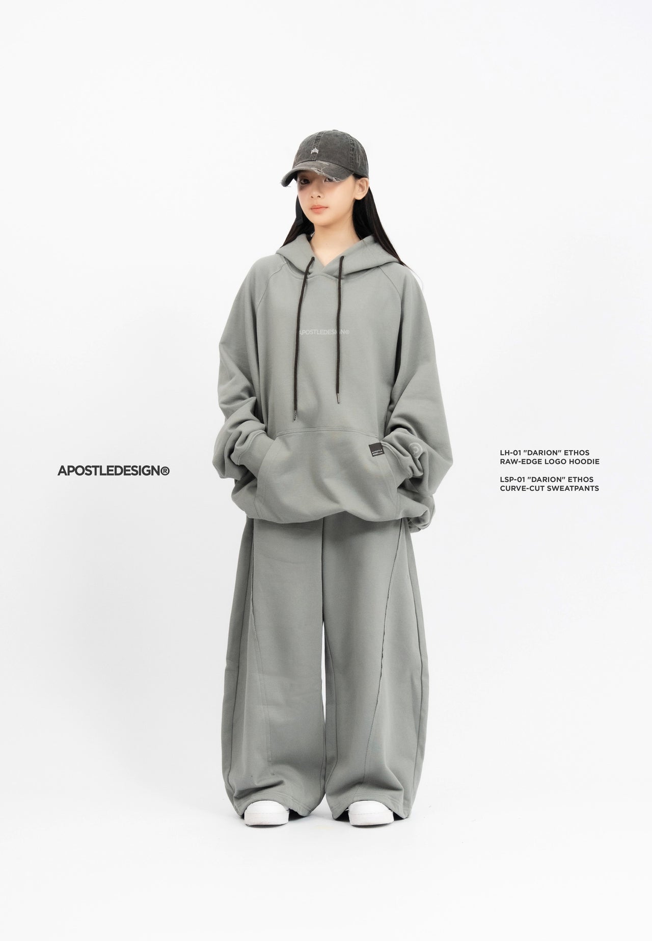 Apostle - 25AW LSP-01 "DARION" Ethos Curve-Cut Sweatpants