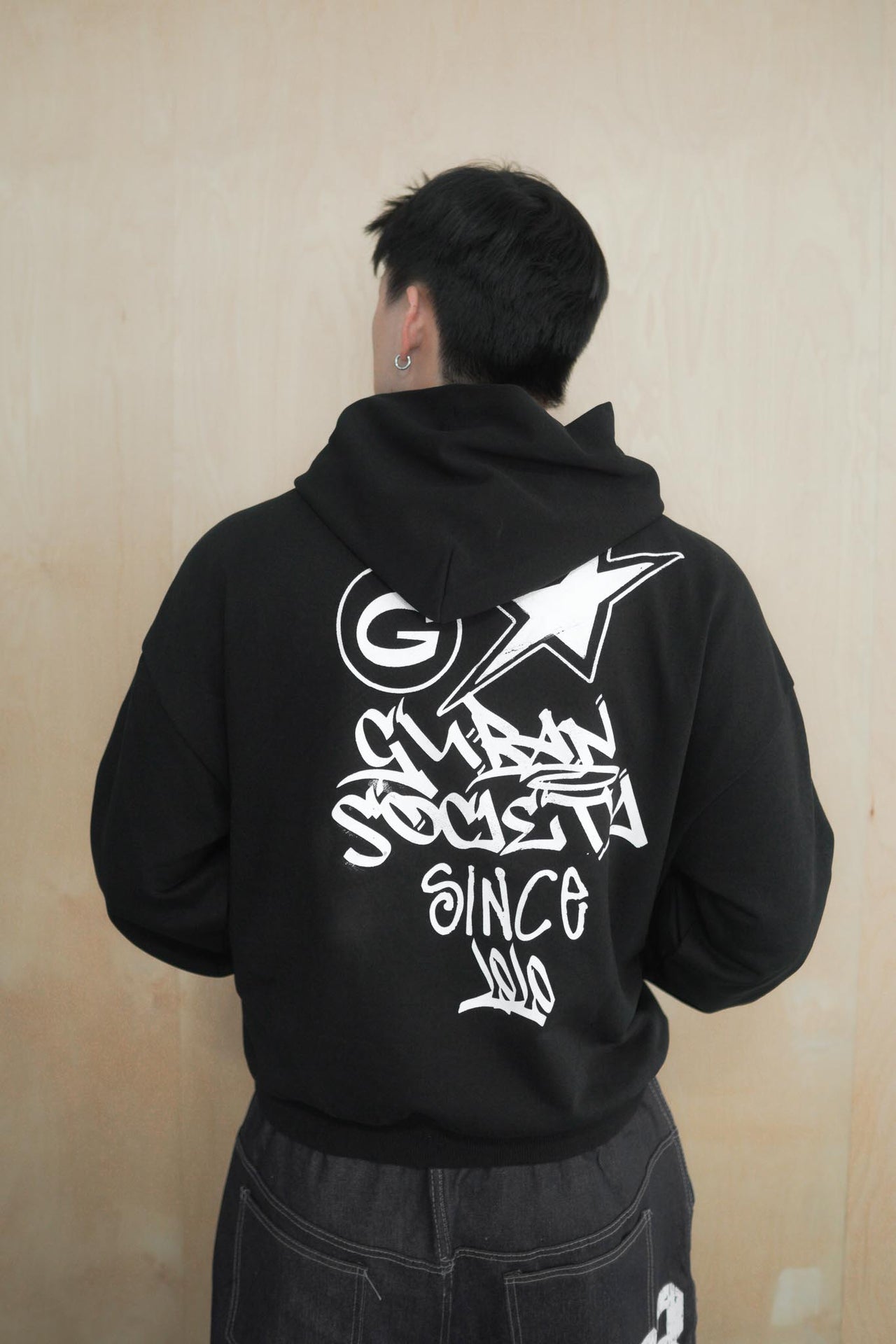 G144 水洗連帽boxy短款380G帽T