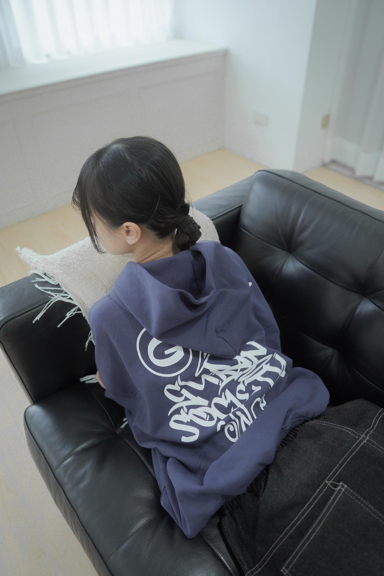 G144 水洗連帽boxy短款380G帽T