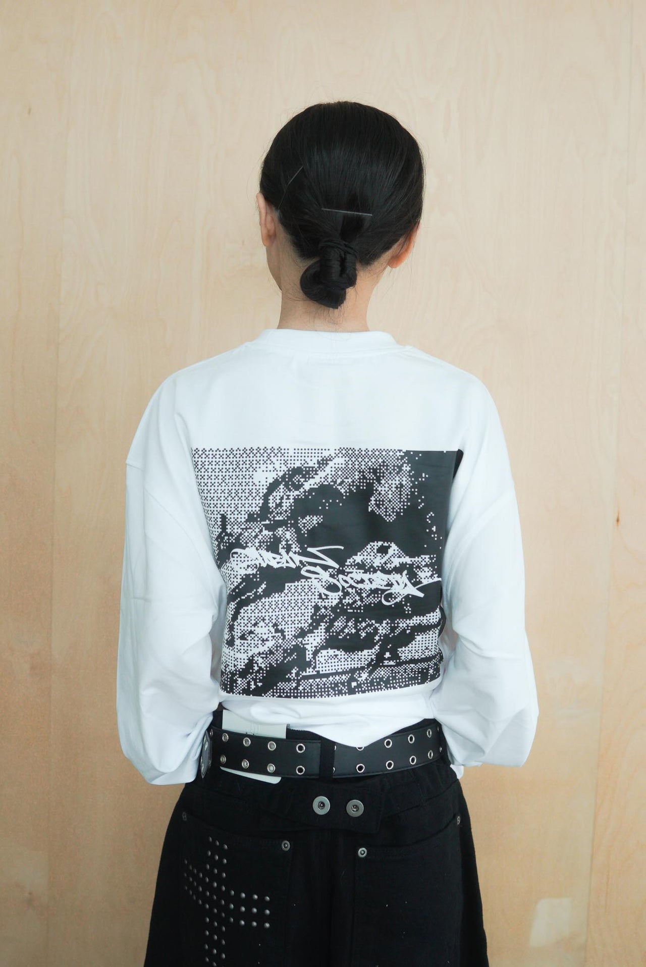 G145 萬馬奔騰寬鬆塗鴉長袖