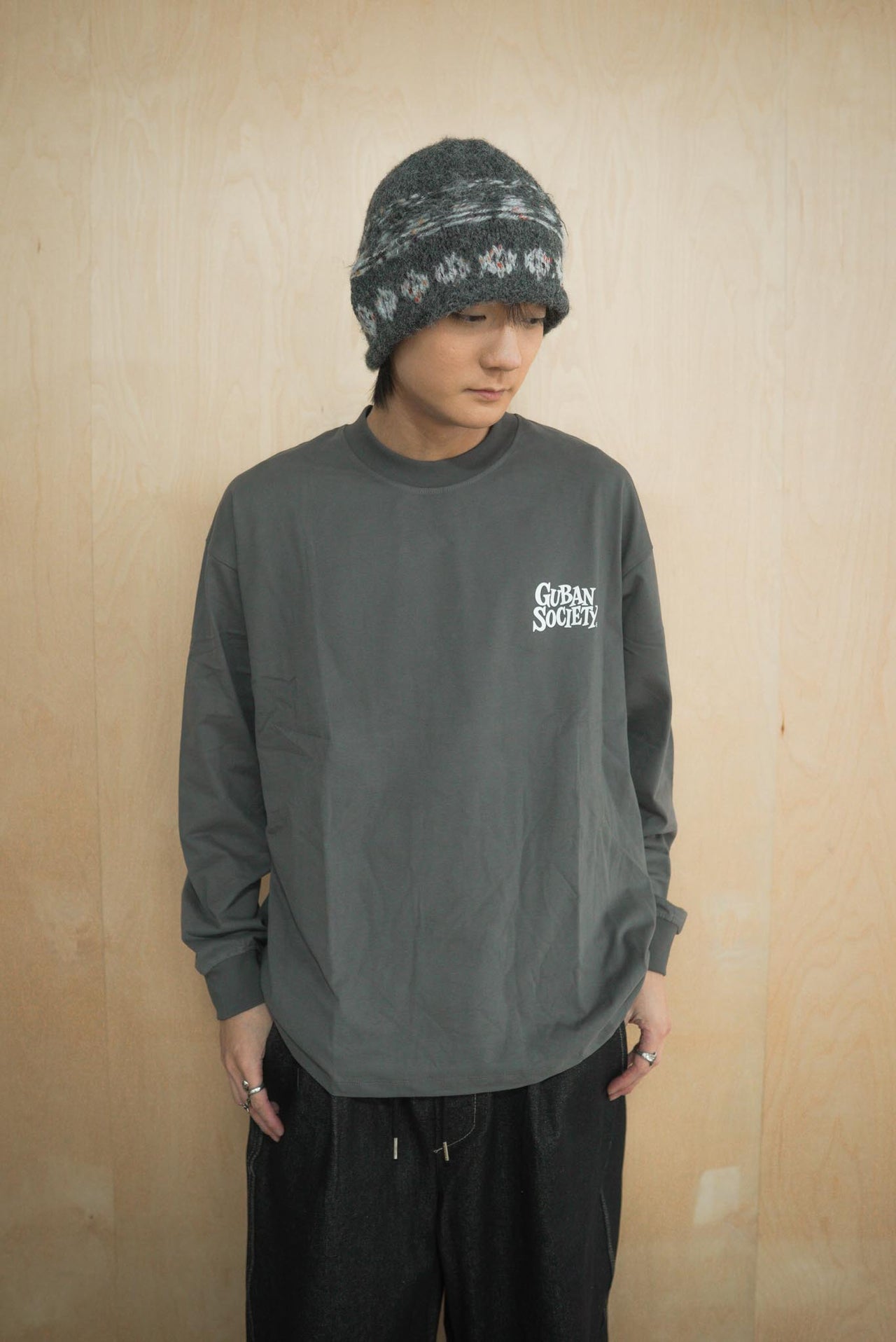 Q141寬鬆休閒百搭內搭長袖