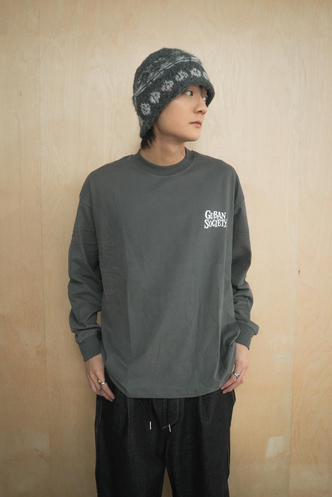 Q141寬鬆休閒百搭內搭長袖