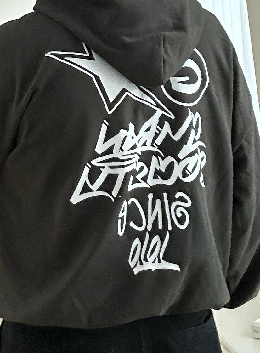 G144 水洗連帽boxy短款380G帽T