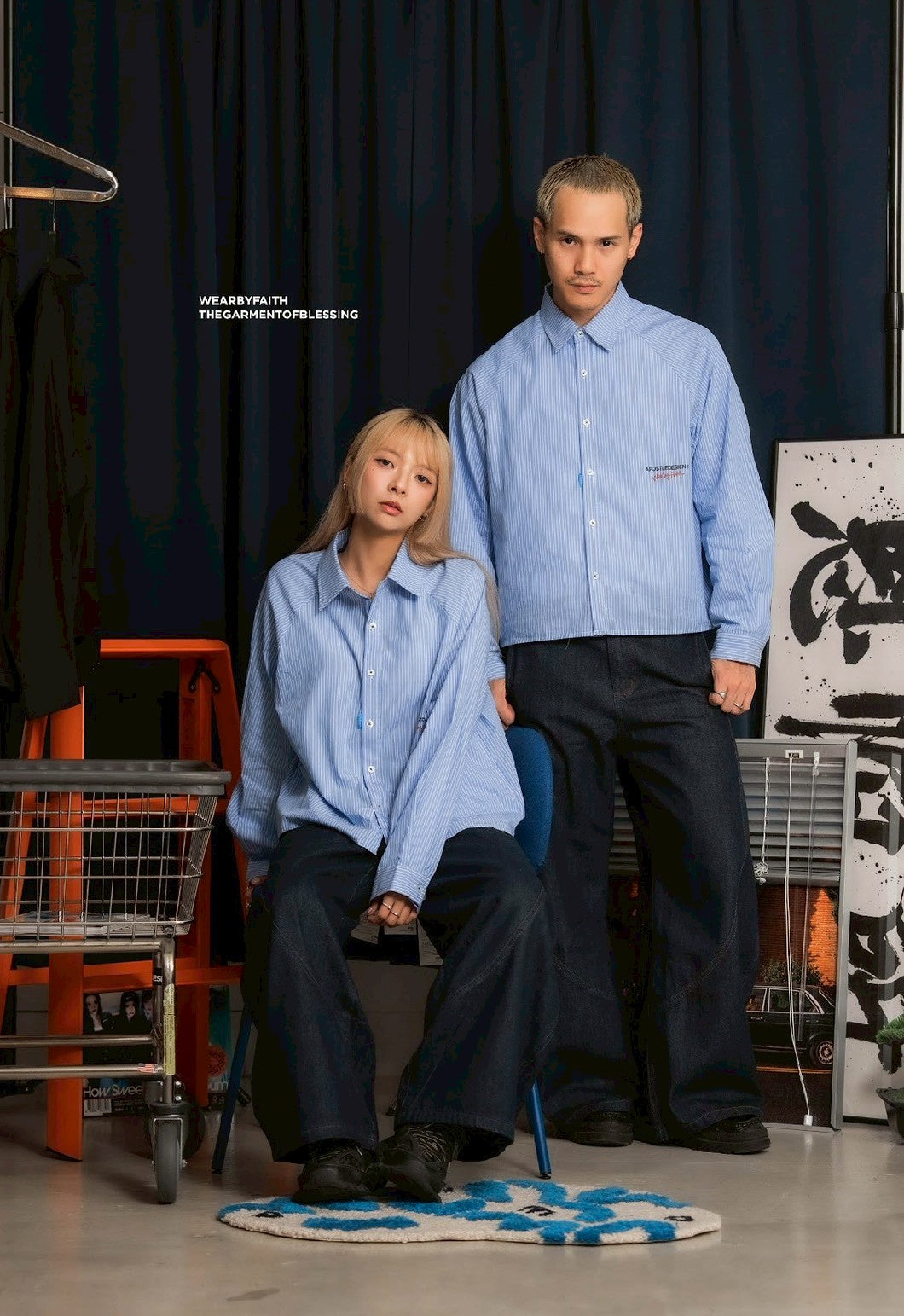 Apostle - 25AW LS-02 Ascent&stilL Boxy Cropped Long-Sleeve Shirt