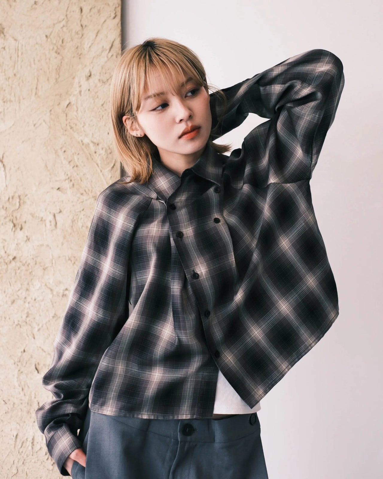 《NEVERLAND 》T-N209 Button Tencel Shirts