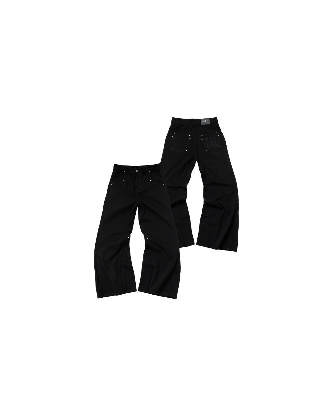 E’TREALOUEST - Embroidered Wide Cut Cargo P-E166