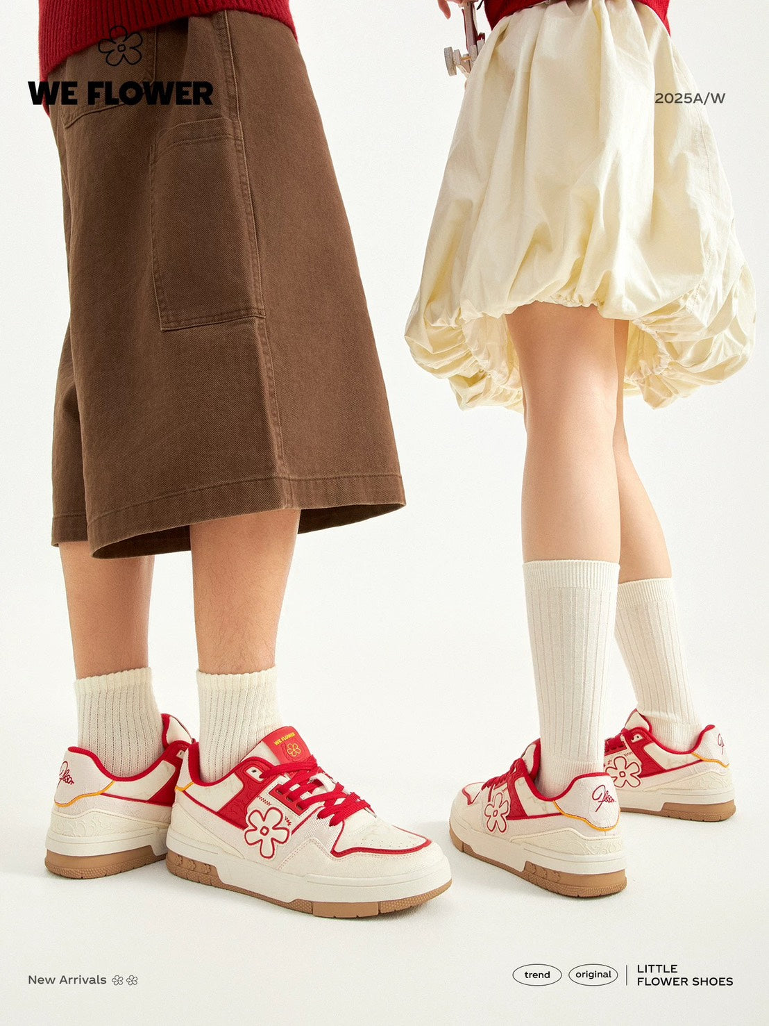 AC-W150 WE FLOWER 馬年限定多巴胺板鞋