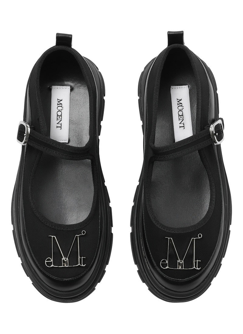 MUCENT - TILIA METAL LOGO POINT MARY JANE SHOES 瑪莉珍鞋 AC-E185