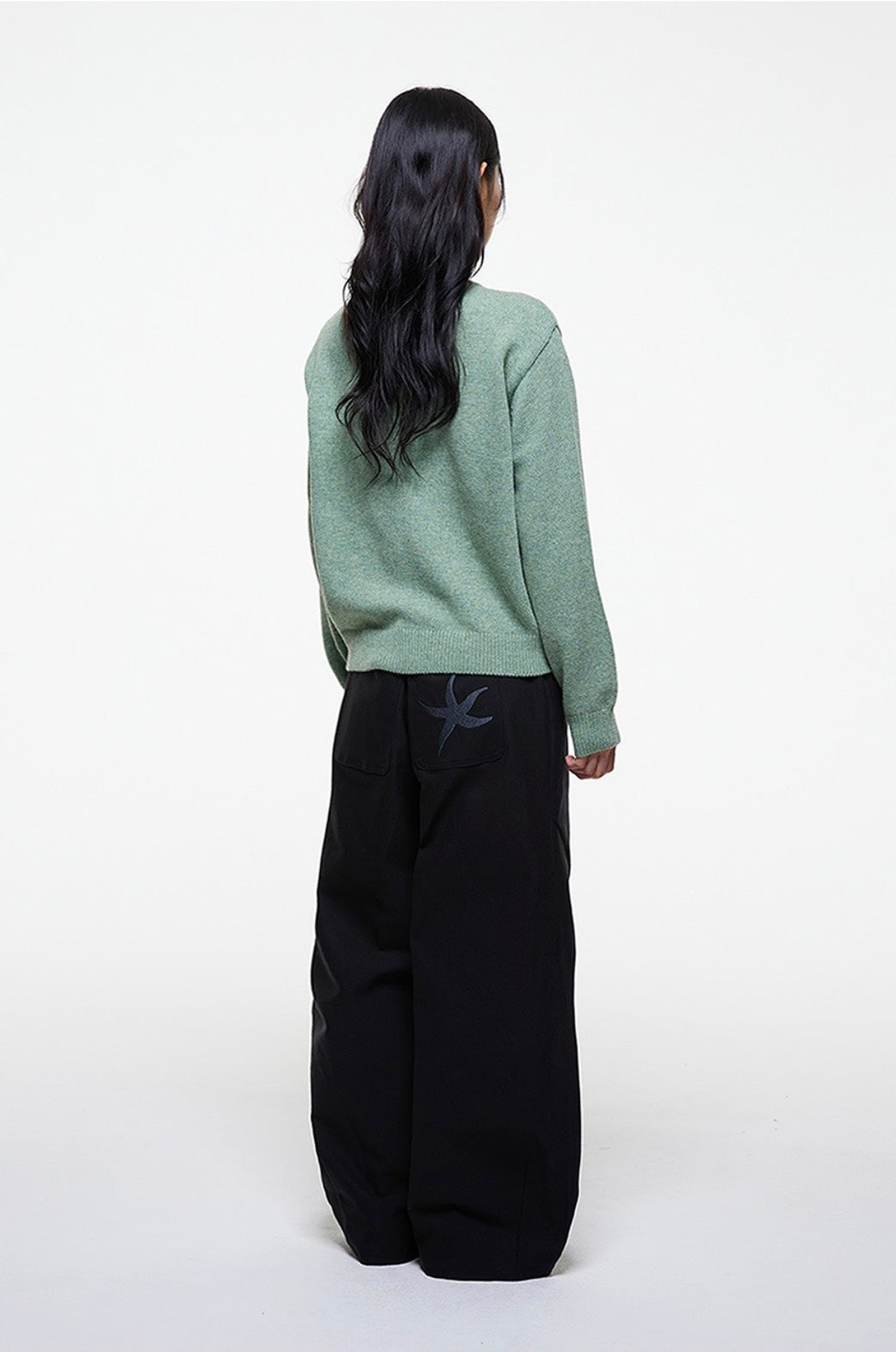 TCM - starfish chino pants (黑色) P-C172