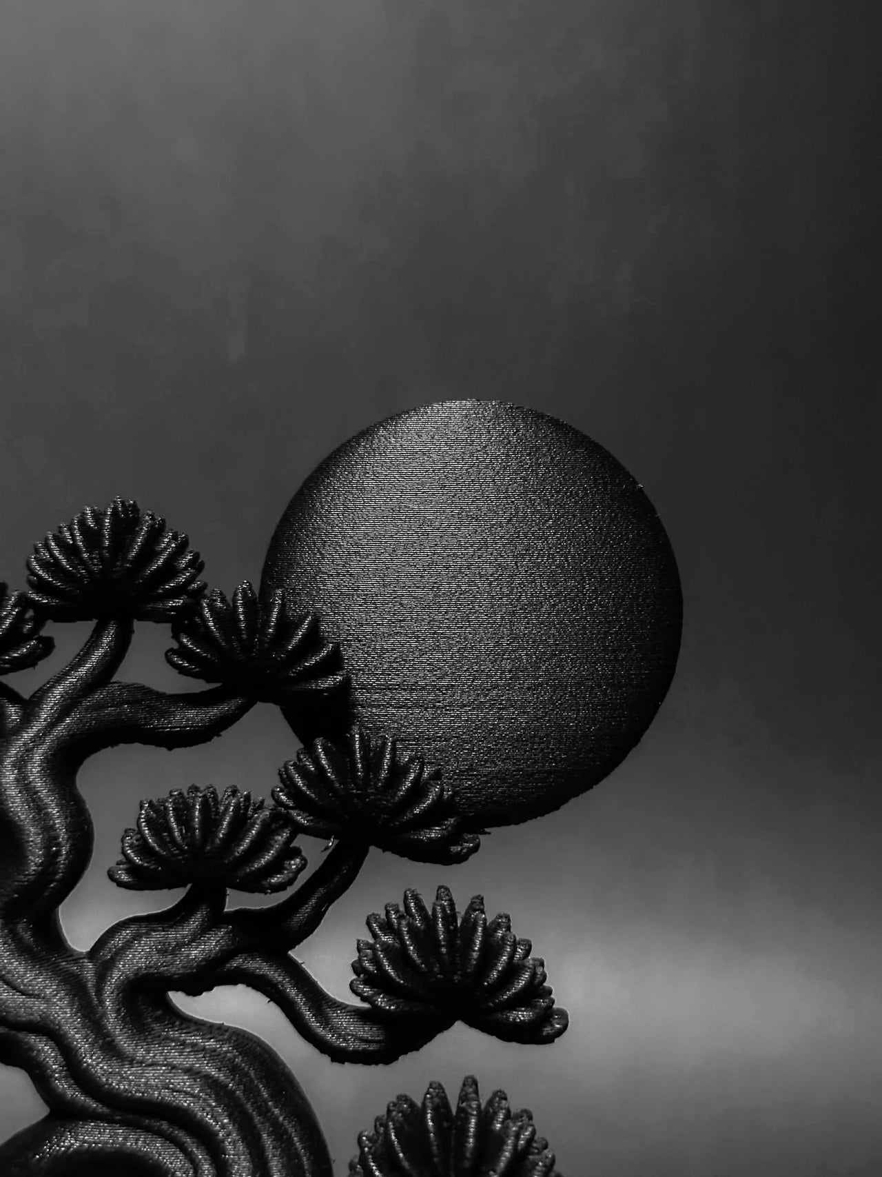 朽根造 - AC-K168 黑·盆系列|朔月·雲