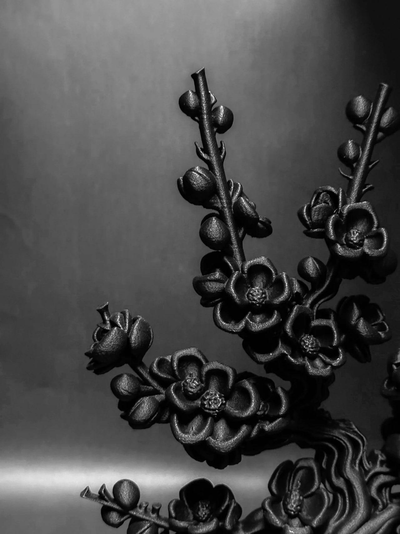 朽根造 - AC-K166 黑·盆系列|枝·梅