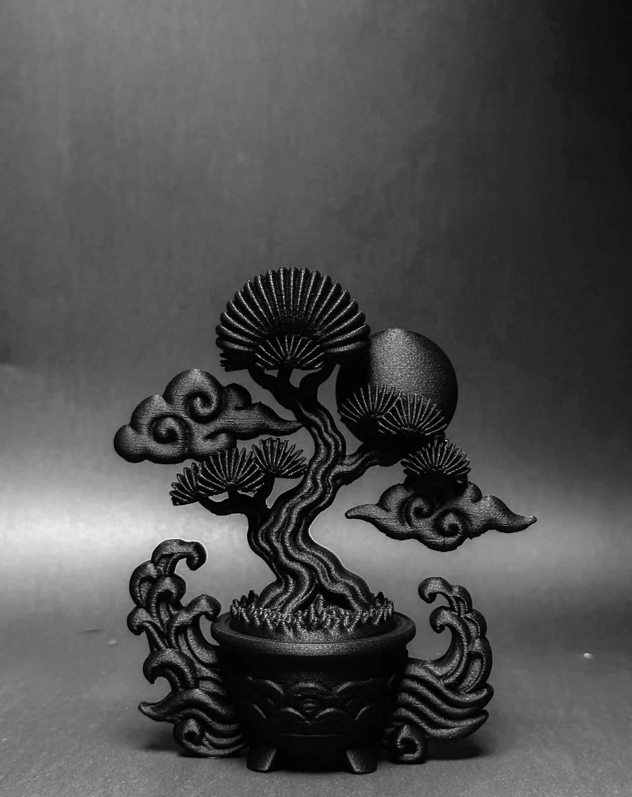 朽根造 - AC-K164 黑·盆系列|浪·起