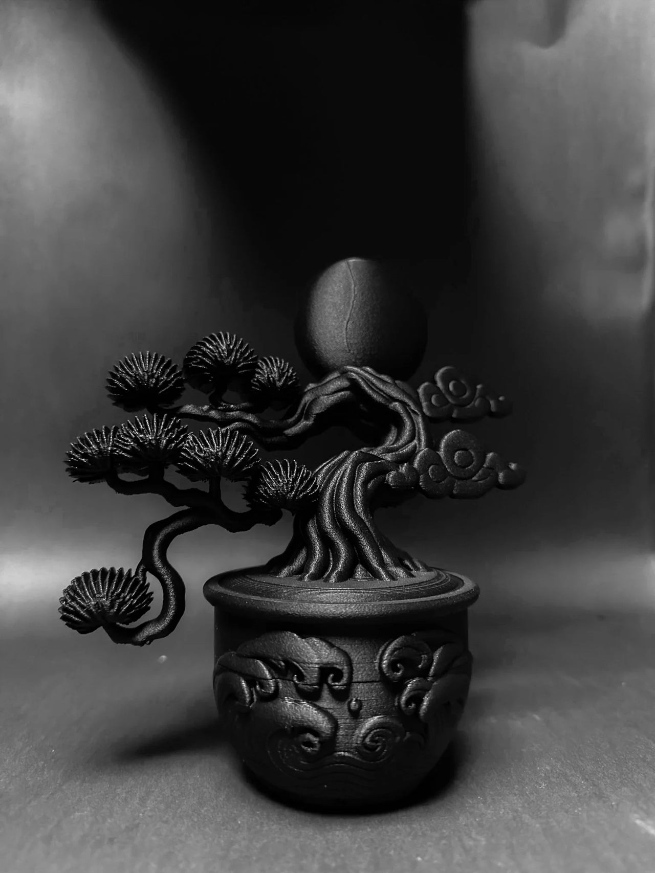 朽根造 - AC-K167 黑·盆系列|松·月升