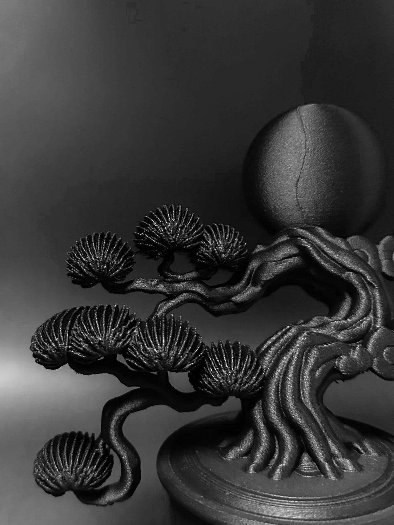 朽根造 - AC-K167 黑·盆系列|松·月升