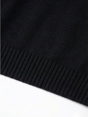 星星字母長袖針織T