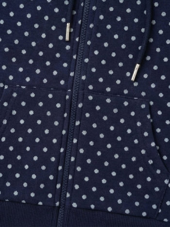 波點翅膀連帽外套