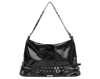 AS YOU ARE - BELTED BIG SHOULDER BAG (黑色) AC-A236