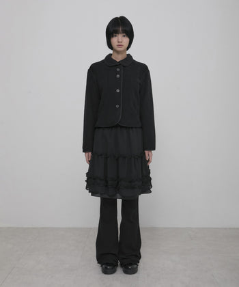 3-Layered Ruffle Skirt Pants FL-260