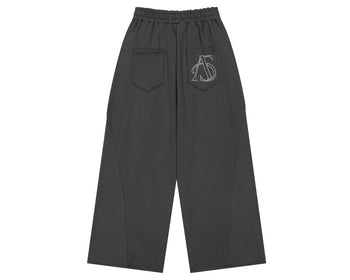 AS YOU ARE -  TIE BELT SWEATPANTS (炭灰) P-A250