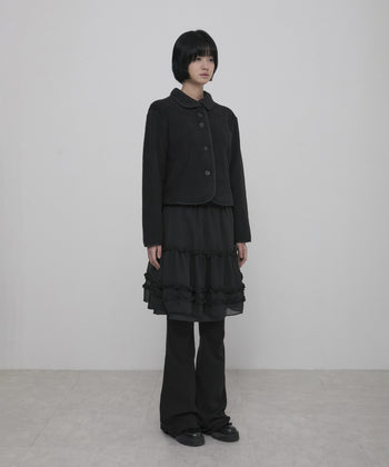 3-Layered Ruffle Skirt Pants FL-260