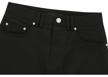 AS YOU ARE -  SIDE TUCK BOOT-CUT PANTS (黑色) P-A249
