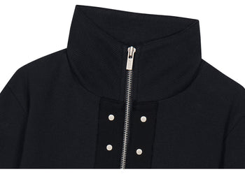 AS YOU ARE - CORSET-LINE ZIP-UP JACKET(黑色) J-A113