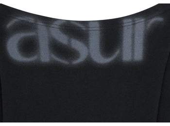 AS YOU ARE PUNCHING UNBALANCE OFF-SHOULDER (黑色) T-A1139