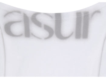 AS YOU ARE PUNCHING UNBALANCE OFF-SHOULDER (白色) T-A1139