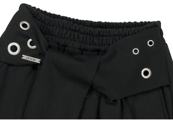 AS YOU ARE -  TIE BELT SWEATPANTS (黑色) P-A250