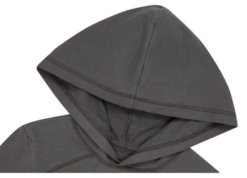 AS YOU ARE - SLIM PANEL HOOD LONG SLEEVE (炭灰) T-A1140