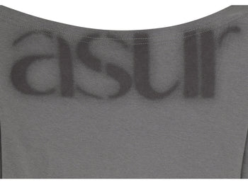 AS YOU ARE PUNCHING UNBALANCE OFF-SHOULDER (灰色) T-A1139