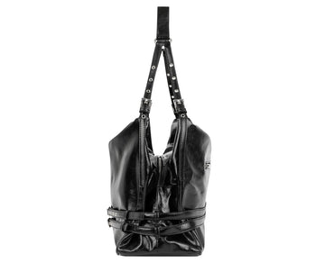 AS YOU ARE - BELTED BIG SHOULDER BAG (黑色) AC-A236