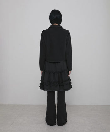 3-Layered Ruffle Skirt Pants FL-260