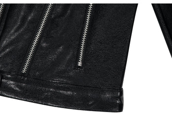 AS YOU ARE - FAKE SLIM LEATHER JACKET J-A109