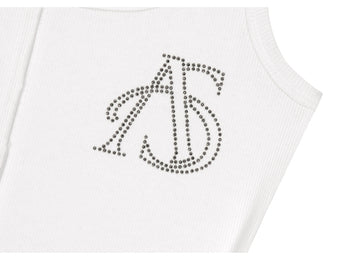 AS YOU ARE - WRAPPED TIDE SLEEVELESS (白色) T-A1141