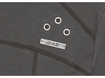 AS YOU ARE - SLIM PANEL HOOD LONG SLEEVE (炭灰) T-A1140