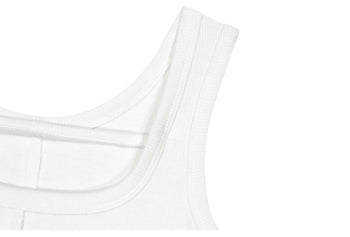 AS YOU ARE - WRAPPED TIDE SLEEVELESS (白色) T-A1141