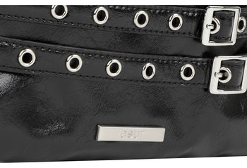 AS YOU ARE - BELTED BIG SHOULDER BAG (黑色) AC-A236