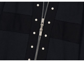 AS YOU ARE - CORSET-LINE ZIP-UP JACKET(黑色) J-A113