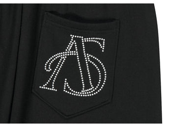 AS YOU ARE -  TIE BELT SWEATPANTS (黑色) P-A250